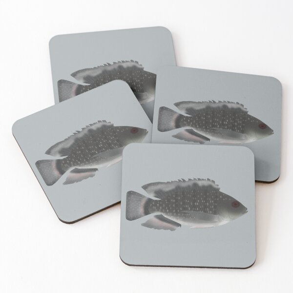 Item preview, Blue Spotted Tilapia designed and sold by fishfolkart.