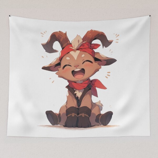 Item preview, Joyful Jumper: The Gleeful Goat designed and sold by KaleidoKiosk.