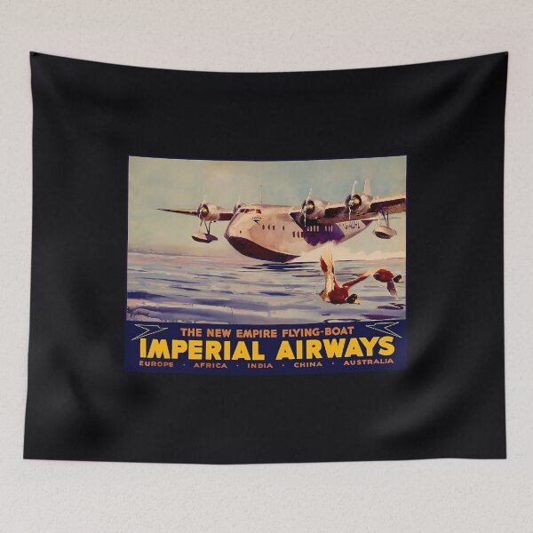 Item preview, IMPERIAL AIRWAYS  Flying Boat Travel Advertising Print  	 designed and sold by kwivhiymogj65.