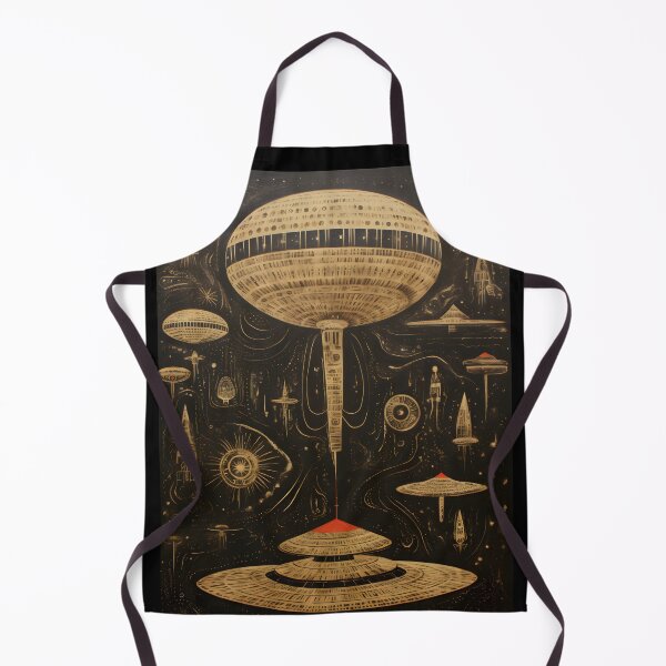 Item preview, Alien Space Ship Mural designed and sold by Je-we.