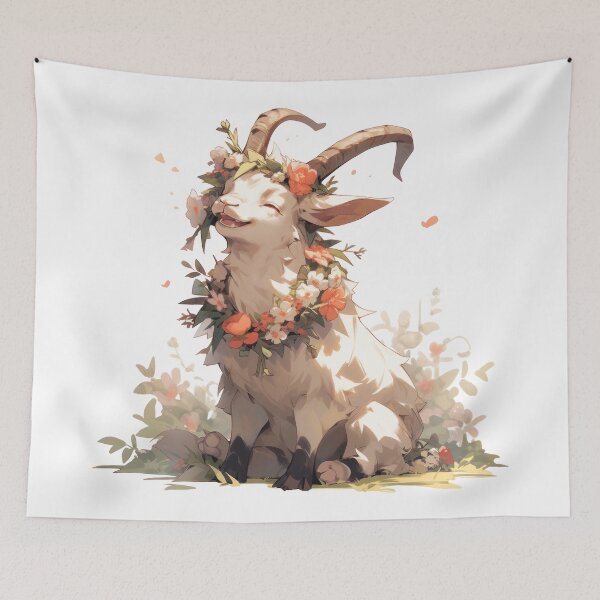 Item preview, Joyful Jumper: The Gleeful Goat designed and sold by KaleidoKiosk.