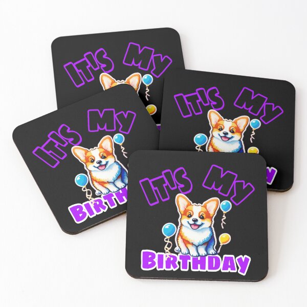 Item preview, Corgi it's my birthday  designed and sold by Roxburylane.