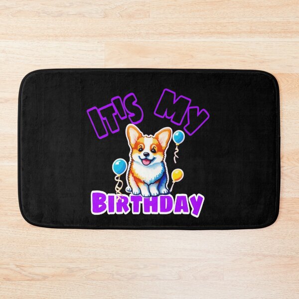 Item preview, Corgi it's my birthday  designed and sold by Roxburylane.