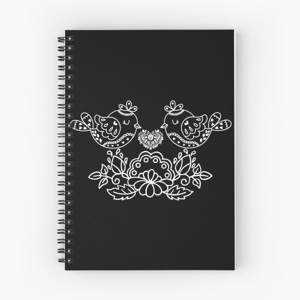 Item preview, Kalocsai folk art flowers and birds White designed and sold by Kormix.