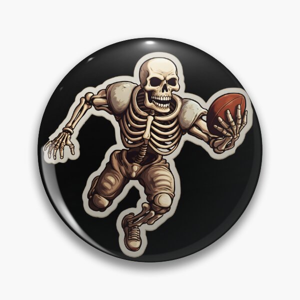 Item preview, Skeleton Football Player - Skeleton Playing Football designed and sold by elvisg03.