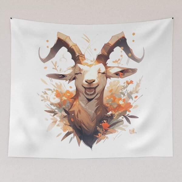 Item preview, Joyful Jumper: The Gleeful Goat designed and sold by KaleidoKiosk.