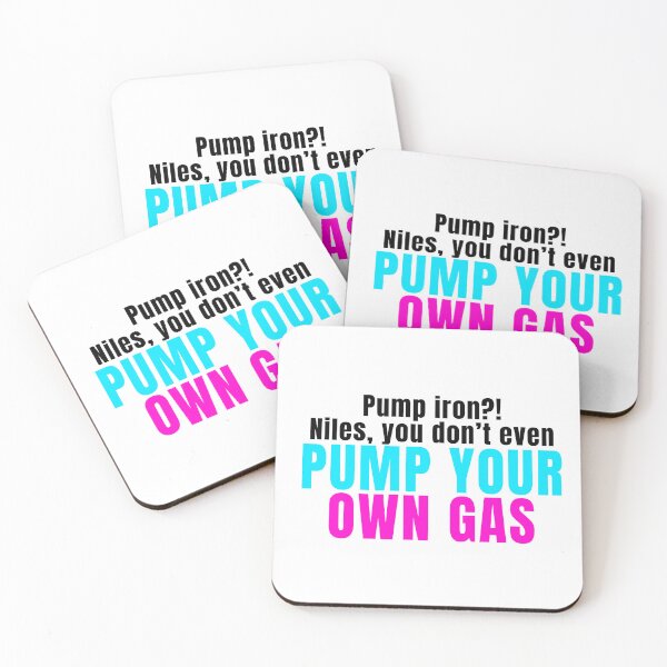Item preview, Niles and Frasier Crane Funny Quote, Pumping Iron designed and sold by GamesByPaige.