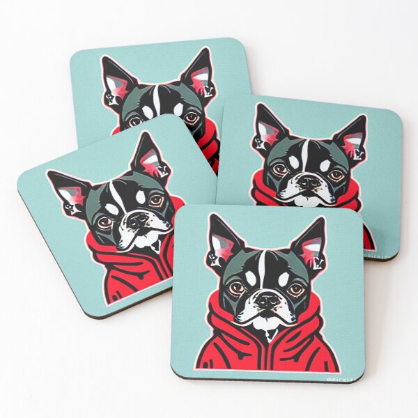 Item preview, Boston Terrier Pop Art designed and sold by FunnehGacha.