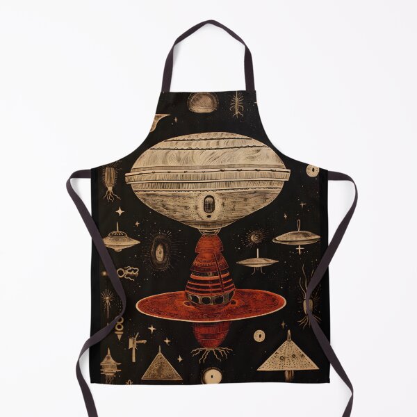 Item preview, Alien Star Ship Mural designed and sold by Je-we.