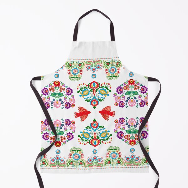 Item preview, Kalocsai folk art colorful flowers with birds designed and sold by Kormix.