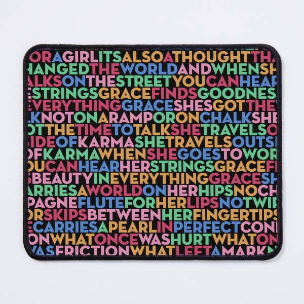 Item preview, Grace - U2 (lyrics) v.10 designed and sold by x1brett.