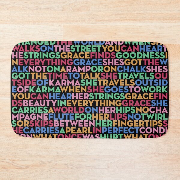 Item preview, Grace - U2 (lyrics) v.10 designed and sold by x1brett.