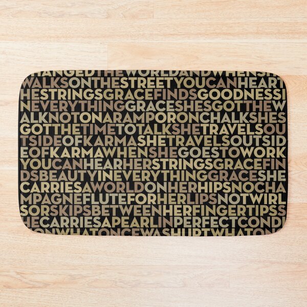 Item preview, Grace - U2 (lyrics) v.11 designed and sold by x1brett.