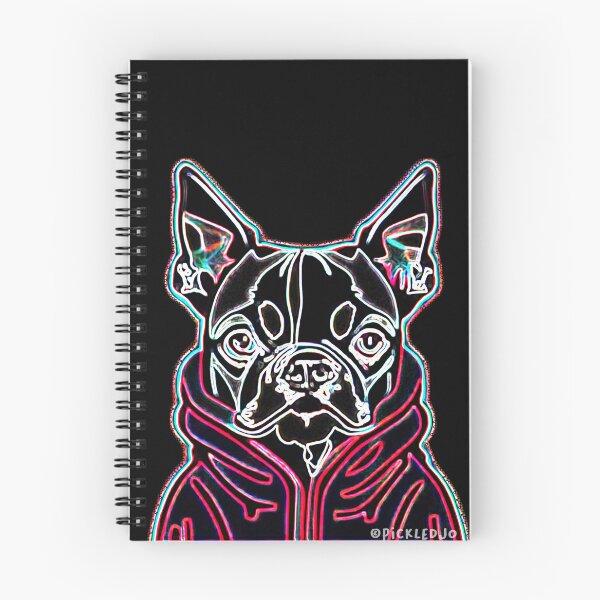 Item preview, Boston Terrier Neon Pop Art designed and sold by FunnehGacha.