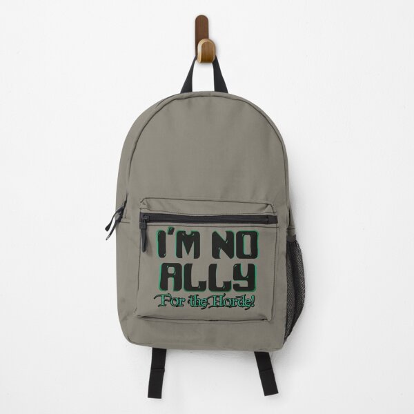 Item preview, I'm no Ally - For the Horde! - Green Version designed and sold by JoanNinjaHen.
