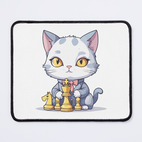 Item preview, Cute Kitty Playing Chess designed and sold by Ridaelb.