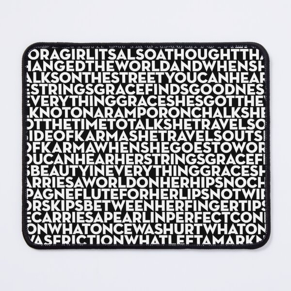 Item preview, Grace - U2 (lyrics) v.12 designed and sold by x1brett.