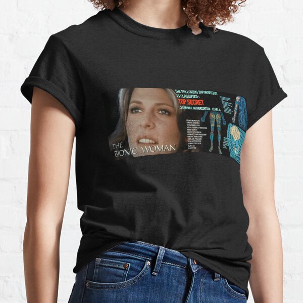  The Bionic Woman - Under My Skin Juniors T-Shirt in White,  Medium, White : Clothing, Shoes & Jewelry