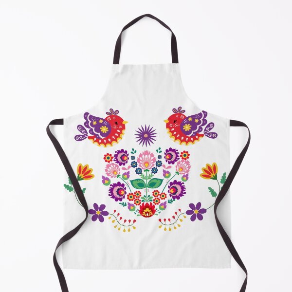 Item preview, Kalocsai folk art flowers and birds Colorful designed and sold by Kormix.