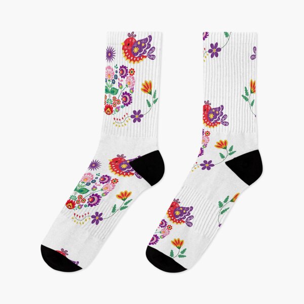 Item preview, Kalocsai folk art flowers and birds Colorful designed and sold by Kormix.