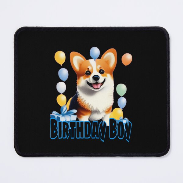 Item preview, Birthday boy corgi designed and sold by Roxburylane.
