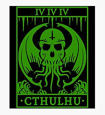 CTHULHU - TAROT CARD - LOVECRAFT Photographic Print