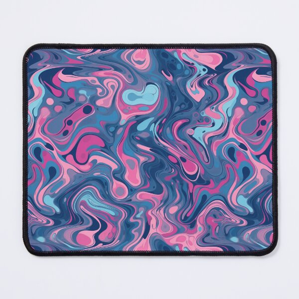 Artikelvorschau, Cooles blaues und rosafarbenes Trippy Haze entworfen und verkauft von MuseMavenDesign.