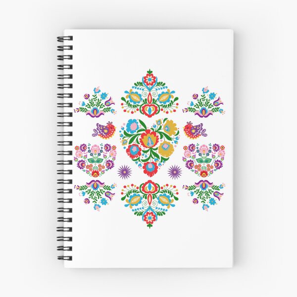 Item preview, Kalocsai folk art colorful flowers and birds designed and sold by Kormix.
