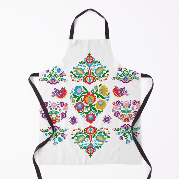 Item preview, Kalocsai folk art colorful flowers and birds designed and sold by Kormix.