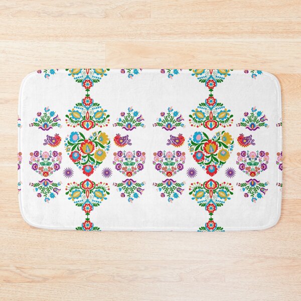 Item preview, Kalocsai folk art colorful flowers and birds designed and sold by Kormix.