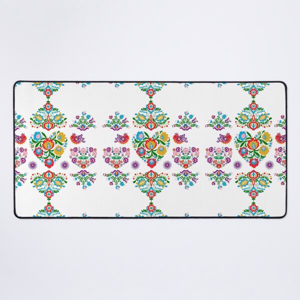 Item preview, Kalocsai folk art colorful flowers and birds designed and sold by Kormix.