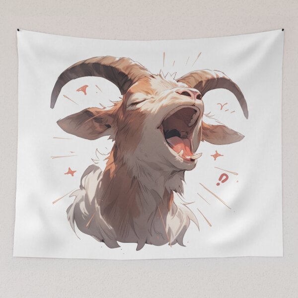 Item preview, Joyful Jumper: The Gleeful Goat designed and sold by KaleidoKiosk.