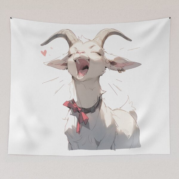 Item preview, Joyful Jumper: The Gleeful Goat designed and sold by KaleidoKiosk.