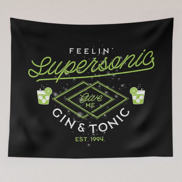 Item preview, Supersonic (Gimme Gin&Tonic) designed and sold by Revol-Tees.