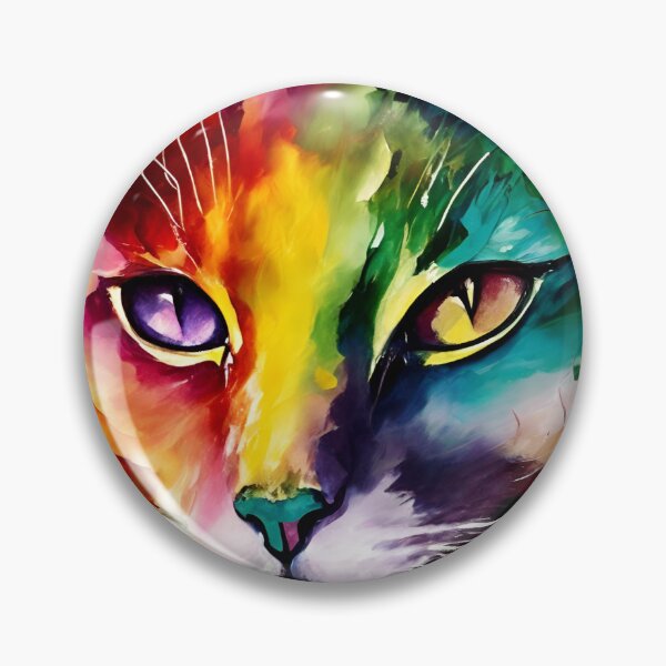 Artikelvorschau, Abstraktes Aquarell der Katze entworfen und verkauft von dcreagraph.