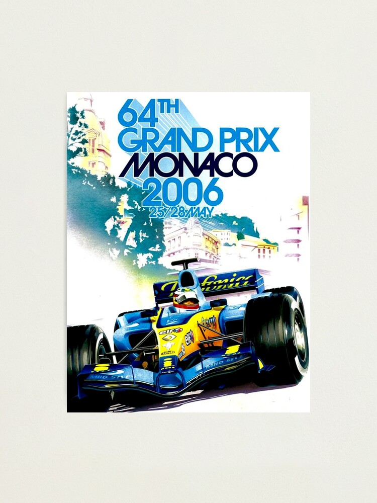 Adesivo Sticker Autocollant Vintage Auto Moto Tuning F1 Formula 1 Monaco Gp Adesivo Sticker Autocollant Vintage Auto Moto Tuning F1 Formula 1 Monaco Gp