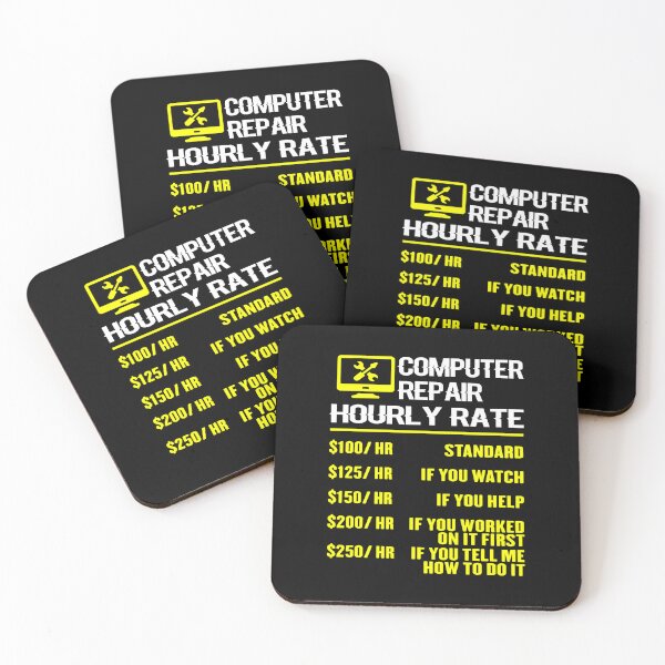 Item preview, Computer Repair Hourly Rate Computer Repair Geek Garment designed and sold by jingdomdesgine.