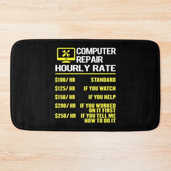 Item preview, Computer Repair Hourly Rate Computer Repair Geek Garment designed and sold by jingdomdesgine.