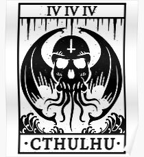 CTHULHU - TAROT CARD - LOVECRAFT Poster
