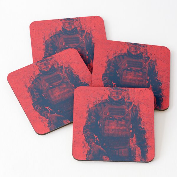 Item preview, Art style Soldier Red background designed and sold by WartimeTShirts.