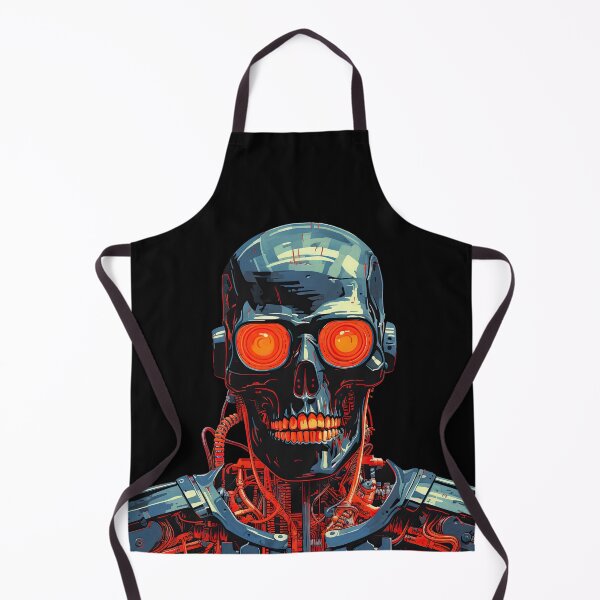 Item preview, Cyborg Robot Scull Halloween Epic SciFi Trance Movie Comic Gamer design  designed and sold by Cybermariko.
