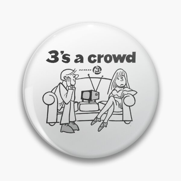 Item preview, 3's A Crowd designed and sold by GoalieTurtle.
