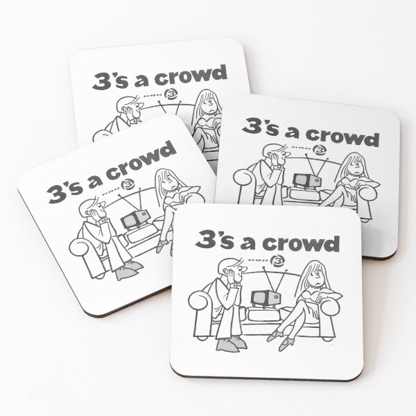 Item preview, 3's A Crowd designed and sold by GoalieTurtle.