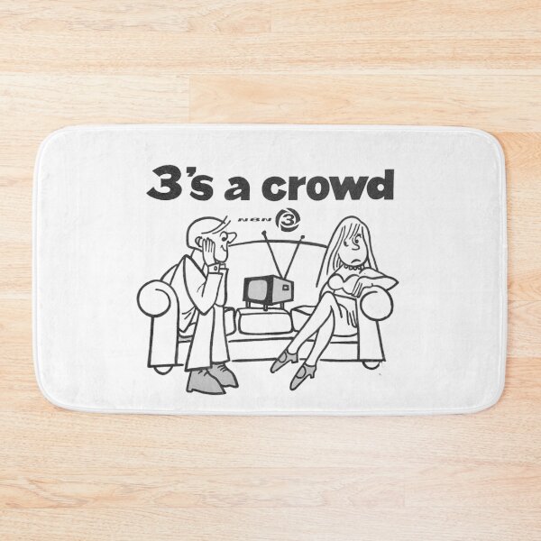 Item preview, 3's A Crowd designed and sold by GoalieTurtle.