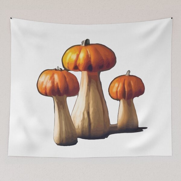 Item preview, Portrait of three mushrooms designed and sold by CrazySweets.
