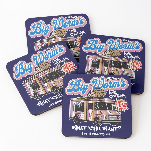 Item preview, Big Worm's Ice Cream Friday Movie Dks designed and sold by Alema Art.