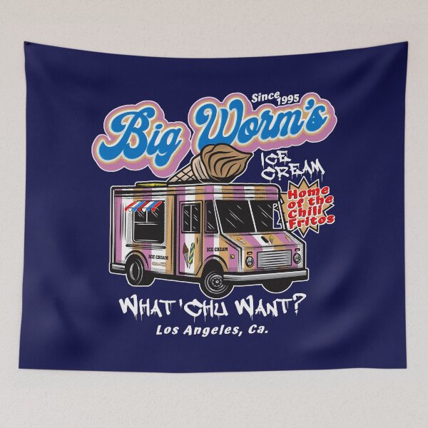Item preview, Big Worm's Ice Cream Friday Movie Dks designed and sold by Alema Art.