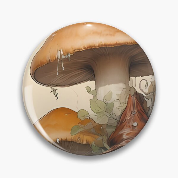 Item preview, a group of mushrooms sitting on top of a tree stump designed and sold by Dark Fantasy Store.