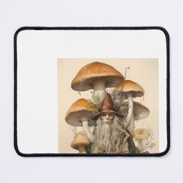 Item preview, a group of mushrooms sitting on top of a tree stump designed and sold by Dark Fantasy Store.