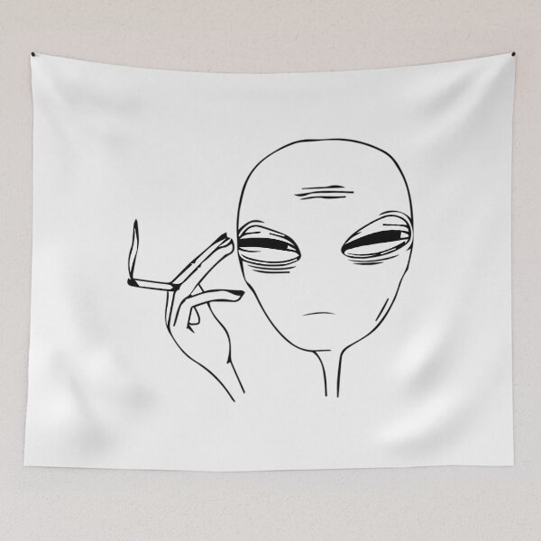 Item preview, Smoking Alien  	 designed and sold by ylodecdtv11.